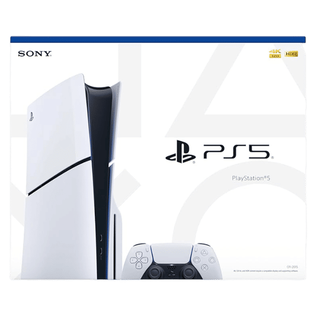 Buy SONY PlayStation 5 Slim 1TB SSD Gaming Console (White) Online - Croma